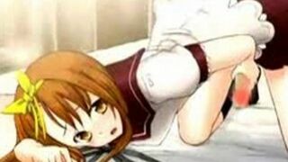 Anime Coed Self-Masturbation