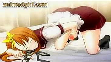 Anime Coed Self-Masturbation