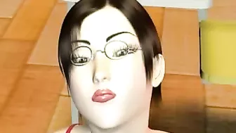 Busty Anime Cutie Swallows Cum in 3D Hentai Porn Video