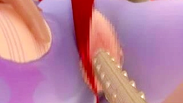 Hentai Lesbian Couple Enjoys Toys Together