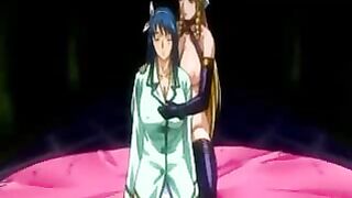 Anime Lesbian Porn - Double Dildo Fun. Cartoon XXX