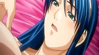 Anime Lesbian Porn - Double Dildo Fun. Cartoon XXX