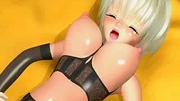 Hot 3d Big Boobs Blonde Cutie Fucked Hard