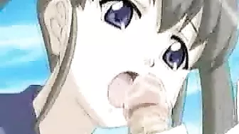 Pretty Anime Girl Gets Outdoor Fucked