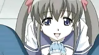 Pretty Anime Girl Gets Outdoor Fucked