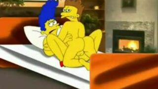 Marge Cheats on Homer in Cartoon Porn