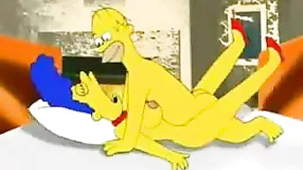 Marge Cheats on Homer in Cartoon Porn Marge Cheats on Homer in Cartoon Porn