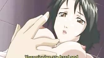 Anime MILF Gets Fucked in Both Holes - Hentai Porn Video