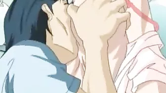 Anime MILF Gets Fucked in Both Holes - Hentai Porn Video