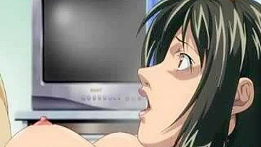 Anime MILF Gets Fucked in Both Holes - Hentai Porn Video