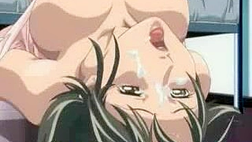 Anime MILF Gets Fucked in Both Holes - Hentai Porn Video