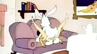 Bugs Bunny Cartoon Porn Video - Animation of Bugs Bunny in a pornographic situation.