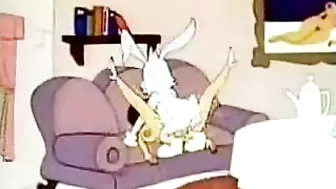 Bugs Bunny Cartoon Porn Video - Animation of Bugs Bunny in a pornographic situation.