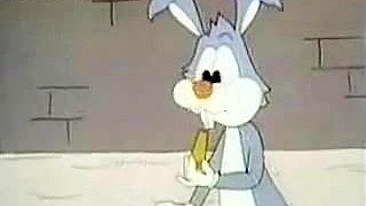 Bugs Bunny Cartoon Porn Video - Animation of Bugs Bunny in a pornographic situation.
