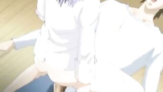 Anime Nurse Gets Horny for Cock