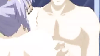 Anime Nurse Gets Horny for Cock