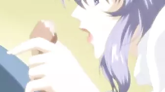 Anime Nurse Gets Horny for Cock