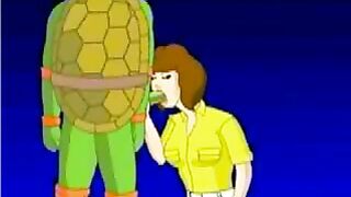 Watch the Turtles get frisky in this sexy spoof!