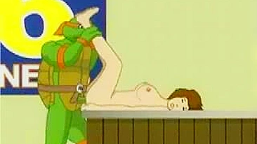 Watch the Turtles get frisky in this sexy spoof!