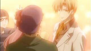 Anime Gay Cartoon Rocks Hard and Hot Bangs