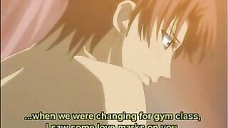 Anime Gay Cartoon Rocks Hard and Hot Bangs