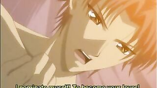 Anime Gay Cartoon Rocks Hard and Hot Bangs