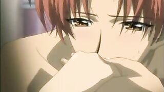 Anime Gay Cartoon Rocks Hard and Hot Bangs