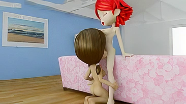 Hentai Cutie Gives Tranny Blowjob And Swallows Cum