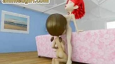 Hentai Cutie Gives Tranny Blowjob And Swallows Cum