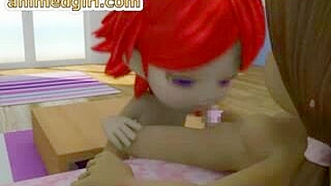 Hentai Cutie Gives Tranny Blowjob And Swallows Cum