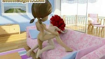 Hentai Cutie Gives Tranny Blowjob And Swallows Cum