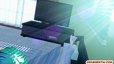 Naughty Nurse Gets 69-Style Oral Sex from 3D Animation Cutie in Hard Poking Scene