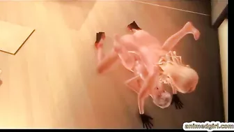 Shemale Hard Sex Lesson in 3D Hentai Porn