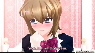 Shemale Cutie Self-Masturbates in 3D Hentai Porn