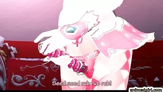 Shemale Cutie Self-Masturbates in 3D Hentai Porn