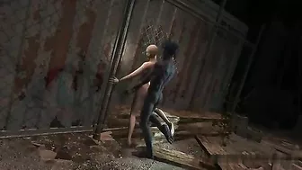 Shaven-Headed 3D Babe Gets Animated Fuck