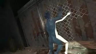 Shaven-Headed 3D Babe Gets Animated Fuck