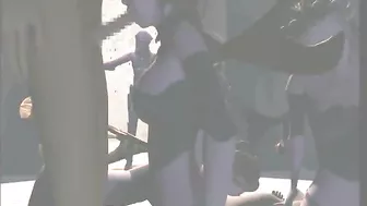 Batgirl Threesome 3D Animation Porn Fuck