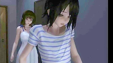 Futa Handjob in Japanese 3D Porn - A Must-See!