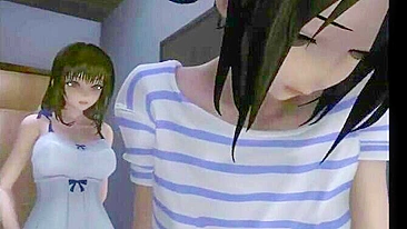 Futa Handjob in Japanese 3D Porn - A Must-See!