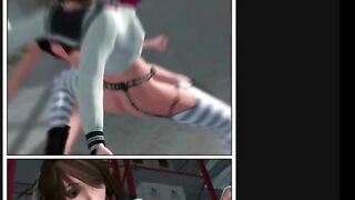 Shemale Schoolgirl Hardcore Fucked in 3D Animation