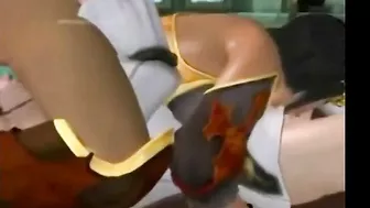 3D Anime Shemale Queen in Sixty-Nine Style Oral Sex