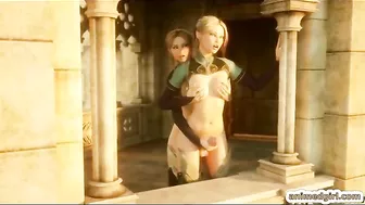 Shemale 3D hentai Eralin and Merlin sucking bigcock, shemale, 3dporn, hentai, sucking, bigcock