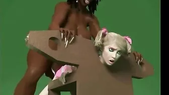 Busty Futanari 3d Interracial Bondage