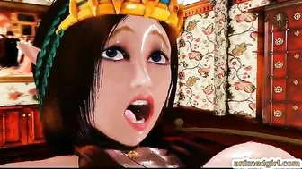 Shemale Princess Gets Sucked by Bigcock in 3D Hentai Porn Shemale Princess Gets Sucked by Bigcock in 3D Hentai Porn