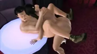 Busty Anime Shemale Tittyfucks and Sucks Her Bigcock