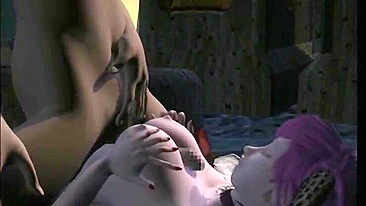 3D Hentai Batgirl - Hot Ride with Dick!