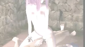 Batgirl's Cute 3D Anime Suck and Ride
