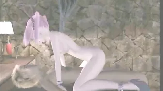 Batgirl's Cute 3D Anime Suck and Ride