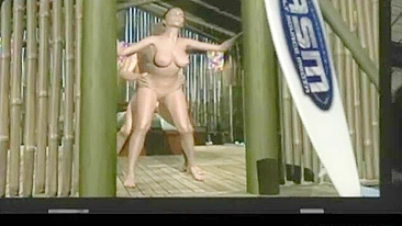 Anime Poked from Behind in the Sea House - 3D Porn